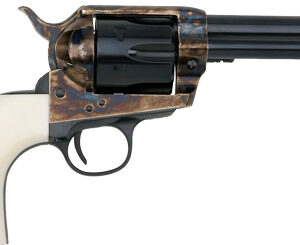 E.M.F. Deluxe Californian .357 Magnum revolver with 4.75 inch blued barrel and ivory grips