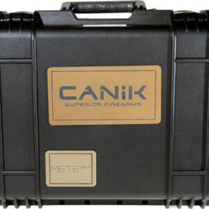 Canik METE SFT 9mm pistol black slide FDE frame with MO1 optic and magazines