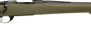 Howa M1500 .243 Winchester 22-inch blued threaded barrel youth green Hogue synthetic stock