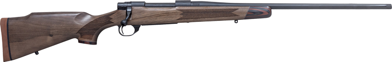 Howa M1500 Super Deluxe rifle with Turkish walnut stock and blued 22 in barrel in 22-250 Rem