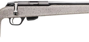 Tikka T1X .17 HMR 20-inch threaded barrel rifle with desert sand synthetic stock