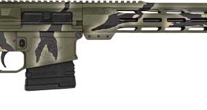 Great Lakes GLFA AR-10 .308 Win 18in rifle in Pursuit Green Camo Cerakote