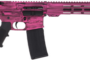 Great Lakes GL15223B-PPK .223 Wylde 16-inch AR-15 battleworn pink Cerakote