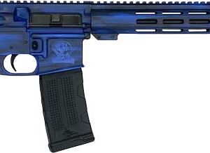 Great Lakes GL15223B-RYB .223 Wylde 16-inch AR-style rifle in battleworn royal blue Cerakote