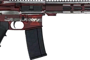 Great Lakes GL15223F-AMF .223 Wylde AR-15 16in barrel battleworn American flag Cerakote