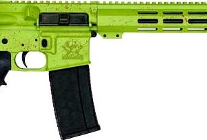 Great Lakes GL15223SZOM 223 Wylde 16-inch AR-15 rifle with zombie splatter Cerakote finish