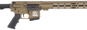 Great Lakes GL15 .350 Legend 16 inch Cerakote bronze AR-style rifle with synthetic black stock