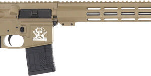 Great Lakes GLFA AR15 .450 Bushmaster 18-inch Flat Dark Earth rifle side view