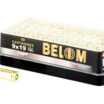 GLOBEL8606110608086 1 BELOM 9MM 124GR FMJ BRASS 50/1000