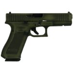 GLPA175S203BGD 2 Glock 17 Gen 5 Custom "Distressed Bazooka Green" Handgun 9mm Luger 17/rd Magazines (3) 4.49" Barrel