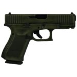 GLPA195S203BGD 2201 Glock 19 Gen 5 Custom "Distressed Bazooka Green" Handgun 9mm Luger 15rd Magazines (3) 4.02" Barrel Austria