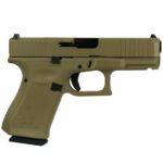 GLPA195S203MOSFDE 2 Glock 19 Gen 5 MOS Custom "FDE" Handgun 9mm Luger 15rd Magazines (3) 4.02" Barrel Austria