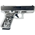 GLPA195S203TNG 1 Glock 19 Gen 5 Custom "Tennessee-Navy Gray" Handgun 9mm Luger 15/rd Magazines (3) 4.02" Barrel Austria