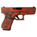 GLPA195S203TXO 1 Glock 19 Gen 5 Custom "Texas Orange" Handgun 9mm Luger 15rd Magazines (3) 4.02" Barrel Austria