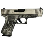 GLPA4850201BSBWS 1 Glock 48 Custom "Battle Worn Slide/Bushido Frame" Handgun 9mm Luger 10/rd Magazines (2) 4.17" Barrel