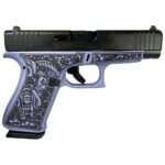 GLPA4850201ELECO 2 Glock 48 Custom "Crushed Orchid Elephant Engraved" Handgun 9mm Luger 10/rd Magazines (2) 4.17" Barrel Austria