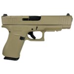 GLPA4850201FRMOSFDE 1 Glock 48 MOS Custom "FDE" Handgun 9mm Luger 10/rd Magazines (2) 4.17" Barrel Austria