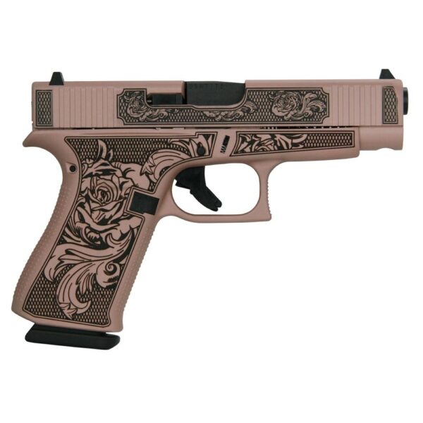 GLPA4850201GRII 2 3 Glock 48 Custom "Glock n Roses II" Handgun 9mm Luger 10/rd Magazines (2) 4.17" Barrel Austria