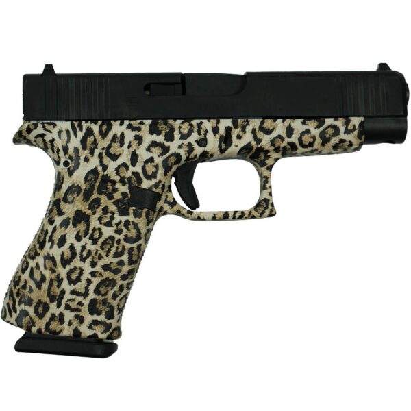 GLPA4850201LP right Glock 48 Custom "Leopard Print" Handgun 9mm Luger 10rd Magazines (2) 4.17" Barrel Austria Made