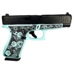 GLPA4850201TFP 1 Glock 48 Gen 5 Custom "Tiffany Paisley Frame" Handgun 9mm Luger 10/rd Magazines (2) 4.17" Barrel Austria