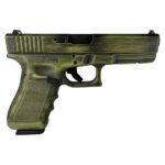 GLPI17502BGD 1 Glock 17 Gen 3 Custom "Bazooka Green Destressed" Handgun 9mm Luger 17/rd Magazines (2) 4.49" Barrel Austria