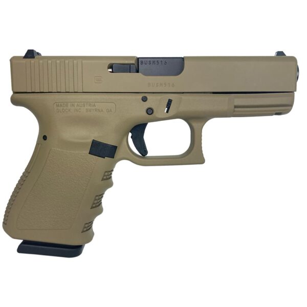 GLPI23502FDE 3 Glock 23 Gen 3 Custom "FDE" Handgun .40 S&W 13/rd Magazines (2) 4" Barrel Austria