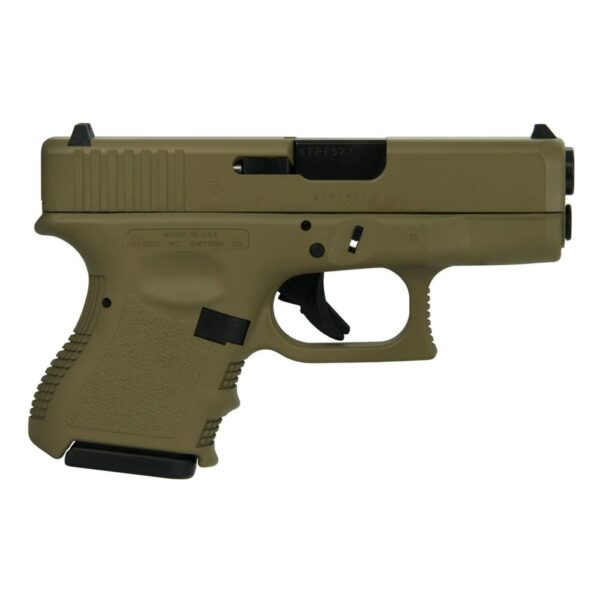 GLPI26502FDE 2 3 Glock 26 Gen 3 Custom "FDE" Handgun 9mm Luger 10/rd Magazines (2) 3.43" Barrel Austria