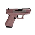 GLPX4350201GR 2 4 Glock 43X Custom Engraved "Glock & Roses" US Handgun 9mm Luger 10rd Magazine(2) 3.41" Barrel