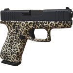 GLPX4350201LP Glock 43x Custom "Leopard Print" Subcompact Handgun 9mm Luger 10rd Magazines (2) 3.41" Barrel USA Made