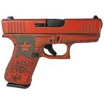 GLPX4350201TXO 1 Glock 43x Custom "Texas Orange" Subcompact Handgun 9mm Luger 10rd Magazines (2) 3.41" Barrel Austria