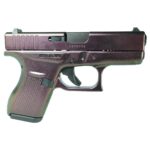 GLUI42502RB 1 Glock 42 Custom "Shimmering Razorback" Handgun .380 ACP 6rd Magazines (2) 3.2" Barrels USA