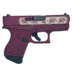 GLUI4350201BCP2 Glock 43 "Black Cherry Roses vs Paisley" Subcompact Handgun 9mm Luger 6/rd Magazines (2) 3.41" Barrel USA