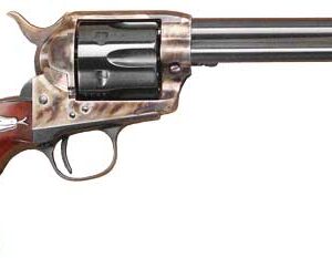 Cimarron MP411SSI01 Man With No Name .45 Long Colt revolver with 5.5-inch barrel and walnut grip with silver snake inlay