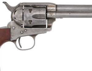 Cimarron P-Model .45 Long Colt 5.5 inch blued revolver with wood grips