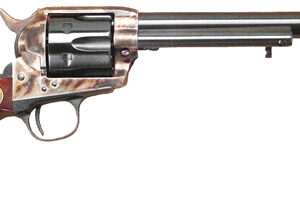 Cimarron P-Model .38-40 Winchester revolver with 7.5-inch blued barrel and wood grips