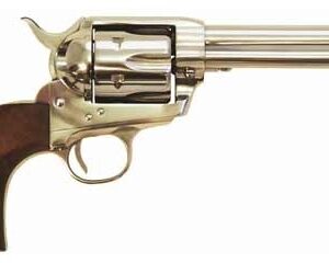 Cimarron Frontier stainless .45 Long Colt 5.5 inch revolver with walnut grip