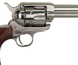 Cimarron Pistolero .22 LR 4.75-inch Nickel Walnut Revolver