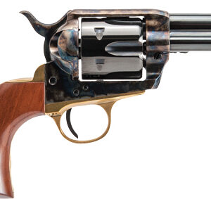 Cimarron Pistolero 9mm revolver 3.5-inch barrel walnut one-piece grip case-colored finish