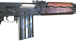 Riley Defense AK308-C .308 Win rifle with wood furniture and side scope rail