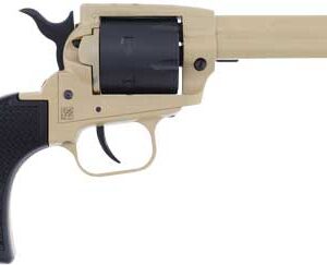 Heritage Rough Rider SRR22V4 .22 LR 4.75 inch Sabre Sand Cerakote revolver with black polymer grips