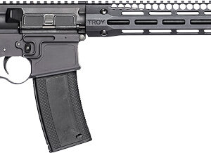 Troy SPC A3 5.56 NATO semi-auto rifle with 16 inch barrel and 13 inch M-LOK BattleRail, black finish