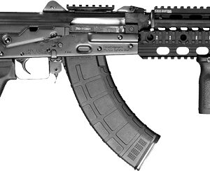 Zastava Arms ZPAP92 7.62 x 39mm rifle with Magpul CTR stock and quad rail, black finish