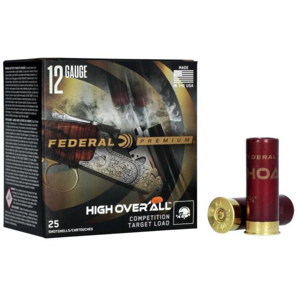 HOA 1 1 Federal High Over All Shotshells 12ga 2-3/4" 1-1/8oz 1145 fps #8 25/ct