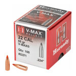 HRB22271 1 HRNDY V-MAX 22 CAL .224 55GR 100CT