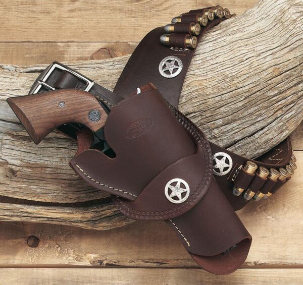 HT1090 Hunter Leather 3 3/4" - 4 5/8" West Crossdraw Holster