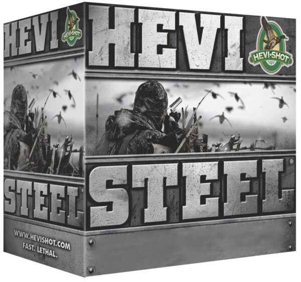 HV65001 HEVI-Shot HEVI-Steel Shotshells 12 ga 3-1/2"" 1-3/8 oz 1550 fps #1 25/Box