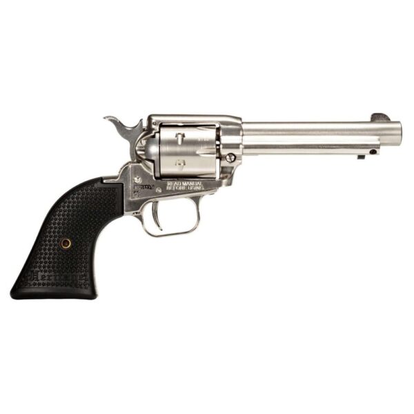 HXRR22NI4 1 Heritage Rough Rider Handgun .22 LR 6rd Capacity 4.75" Barrel Black Poly Stars