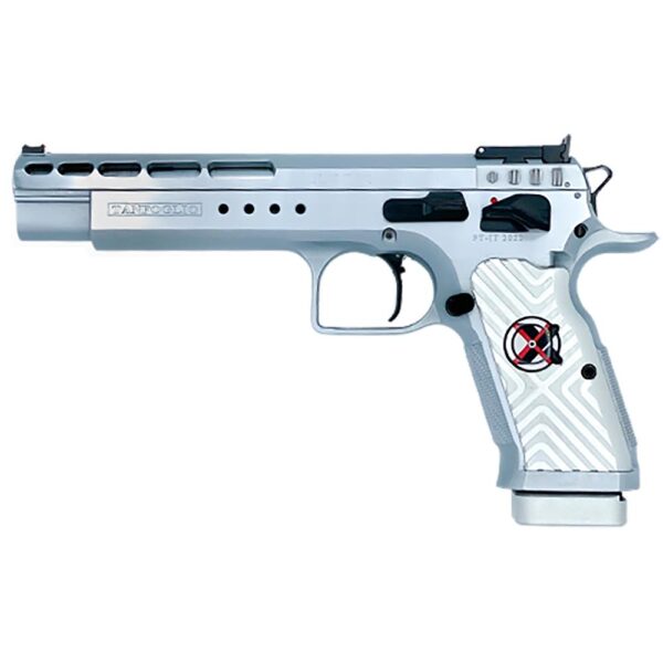 IFTFGOLDMX9 Tanfoglio Gold Match Xtreme Handgun 40 S&W 13rd 6" Barrel Silver