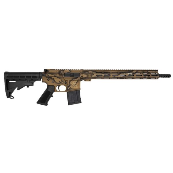 IQGL15223SBRZ 1 GLFA .223 Wylde Rifle .223 Wylde 30rd Magazine 16" Threaded Barrel Serpent Bronze with 15.25" Handguard