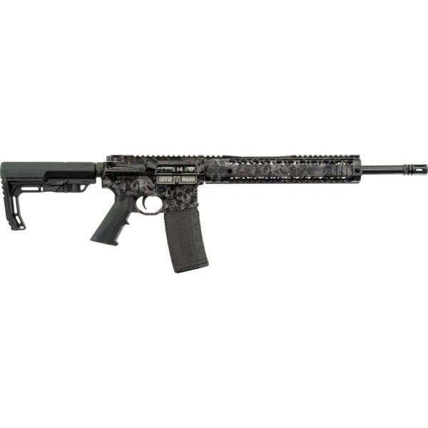 IRBROCRYPTBLK 2 Black Rain Ordnance Spec+ Black Skulls Crypt Rifle 5.56mm 30rd Magazine 16" Barrel